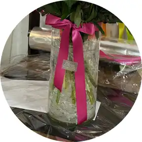 Vaso cilindrico di vetro